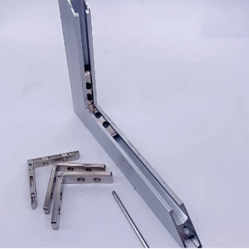 2020 3030 4040 Aluminum Profile Corner Bracket, Universal Angle Connector, Groove Fixing Hardware for Panel & Door Frame view 6