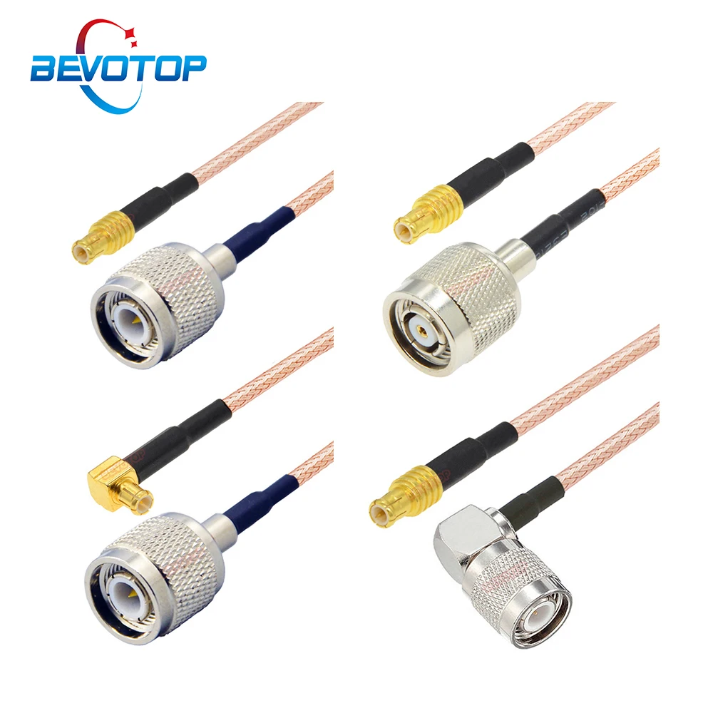 RP-TNC / TNC Male to MCX Male Plug Connector Pigtail Mini PCI WIFI WLAN Antenna Adapter RF Coaxial Extension Coaxial Cable Cord