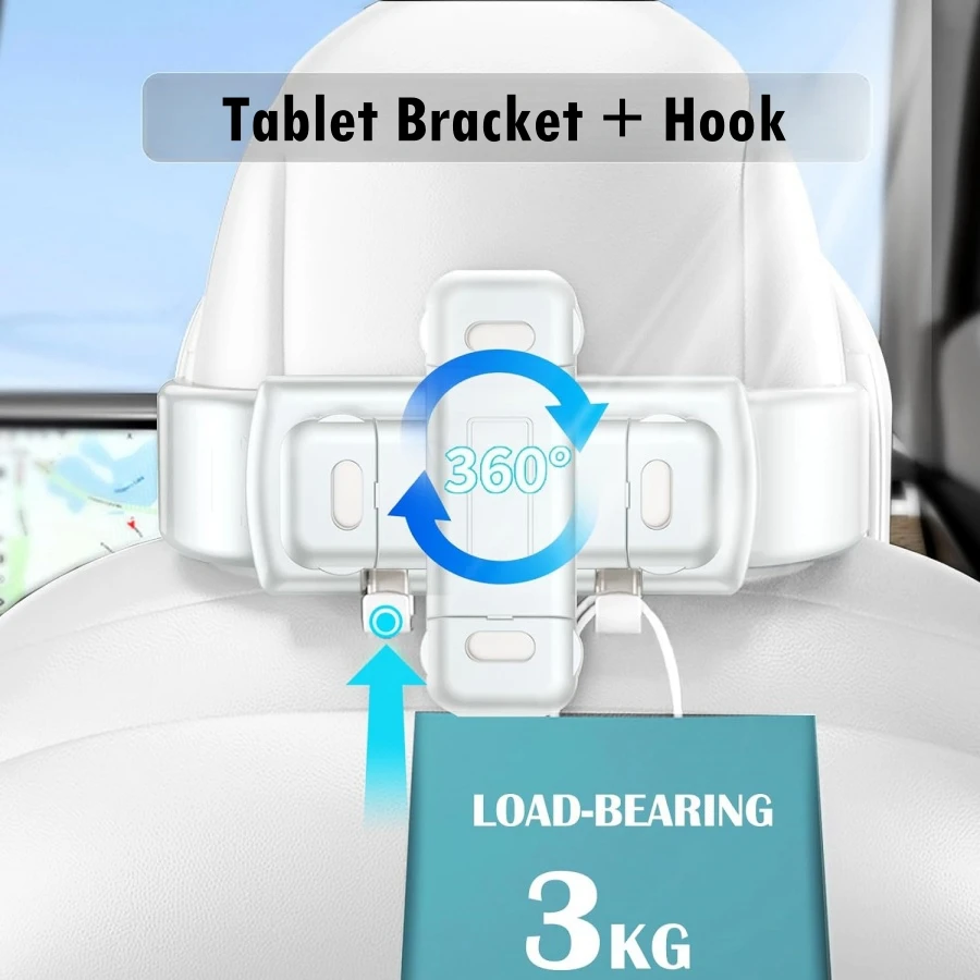 Adjustable Headrest Pillow for Tesla Model Y/3