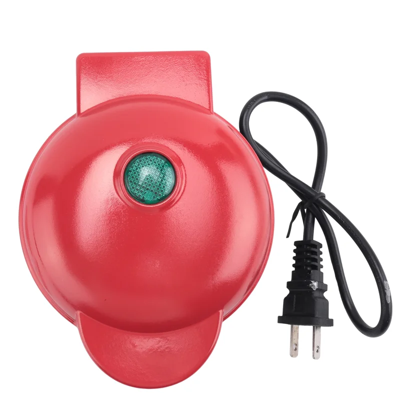 تخفيضات الصيف-صانع الوافل الكهربائية الصغيرة آلة وافل الإفطار فرن كعكة البيض عموم آلة البيض وعاء الوافل