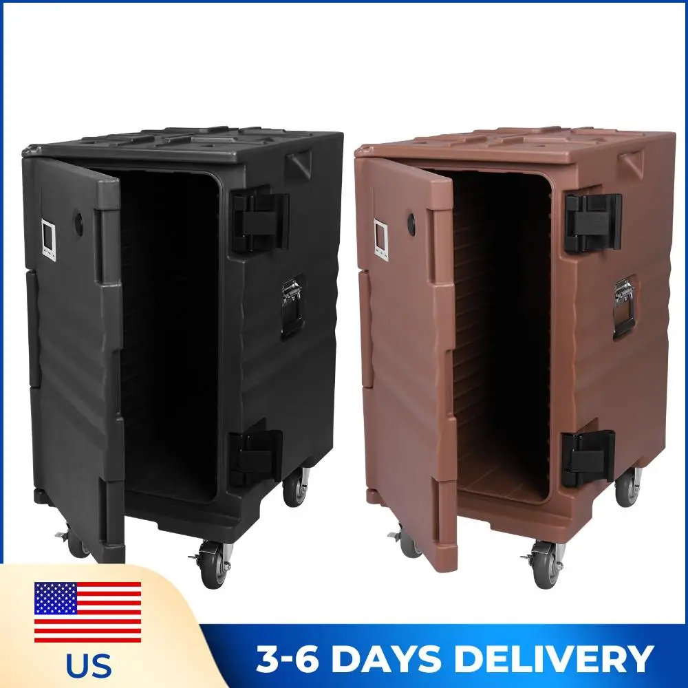 

Термоконтейнер для еды 118QT с колесами и ручками для кейтеринга, ресторанов, столовых, семейных праздников