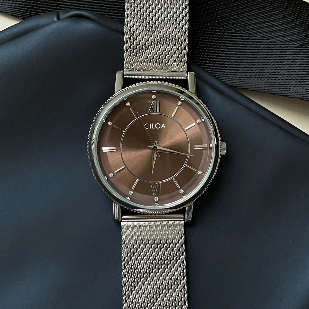 CILOA large dial business watch men's brand genuine men's high-end men's 2025 new light luxury brand quartz watch waterproof