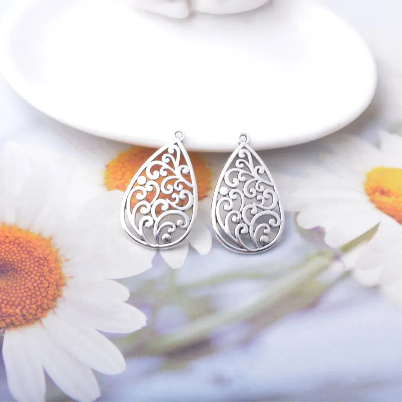 10 Stück/Set Legierungs-Schmetterlingsanhänger Schmuckzubehör Boho Libellen-Anhänger DIY Damen-Ohrringe Herstellung – Detail 9