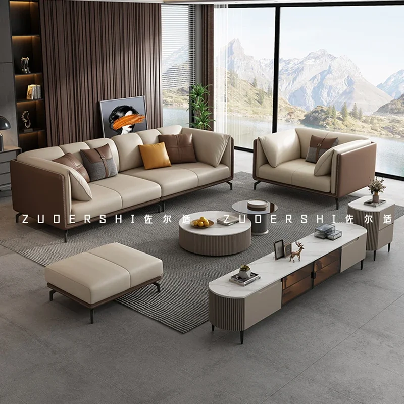 Modern Nordic Puffs Living Room Sofas Design Luxury Sectional Couch Lounge Italian Sofas Para Sala Frete Gratis Home Furniture