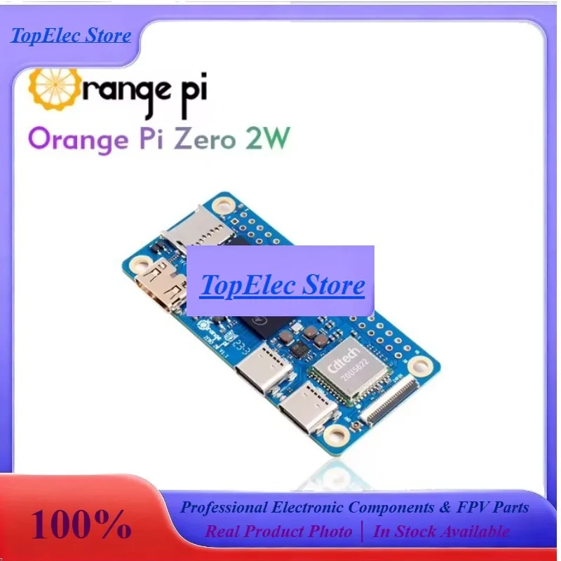 TopEsOrangePi Zero2W All Star H618 Supports Android, Linux And Other Operating System Development Boards