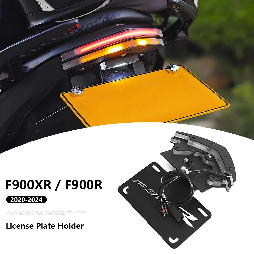 

Motorcycle FOR BMW F900R F900XR F 900 R F900 R XR Rear Tail Stock License Plate Holder Tailstock Bracket Integrated LED Light