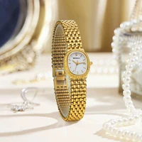 BERNY Gold Women's Watch Luxury Small Dial Ladies Gold Watch Jewelry Bracelet Quartz Lady Watch Stylish Fashion Women Watches 3