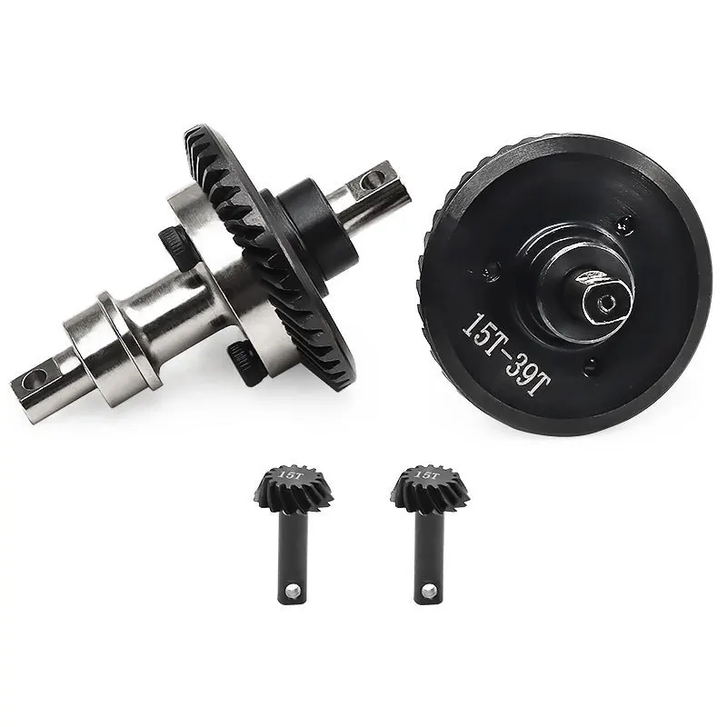 التروس الحلزونية الأمامية والخلفية لـ TRAXXAS 1/16 E-Revo Slash4WD Summit RC قطع غيار ملحقات السيارة المعدنية المحدثة OP