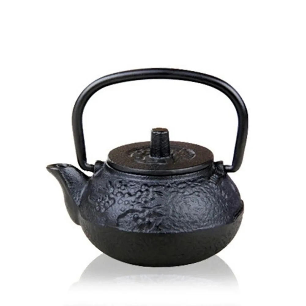 50ml Mini Cast Iron Teapot Copper Handle Elegant Palm-Sized Tea Kettle Traditional Ergonomic Imitation Japanese Kettle