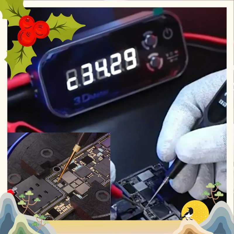 

Three-screen Digital Display Multimeter Version 3.0, Long-life Voltage and Capacitance High-precision Measuring Instrument