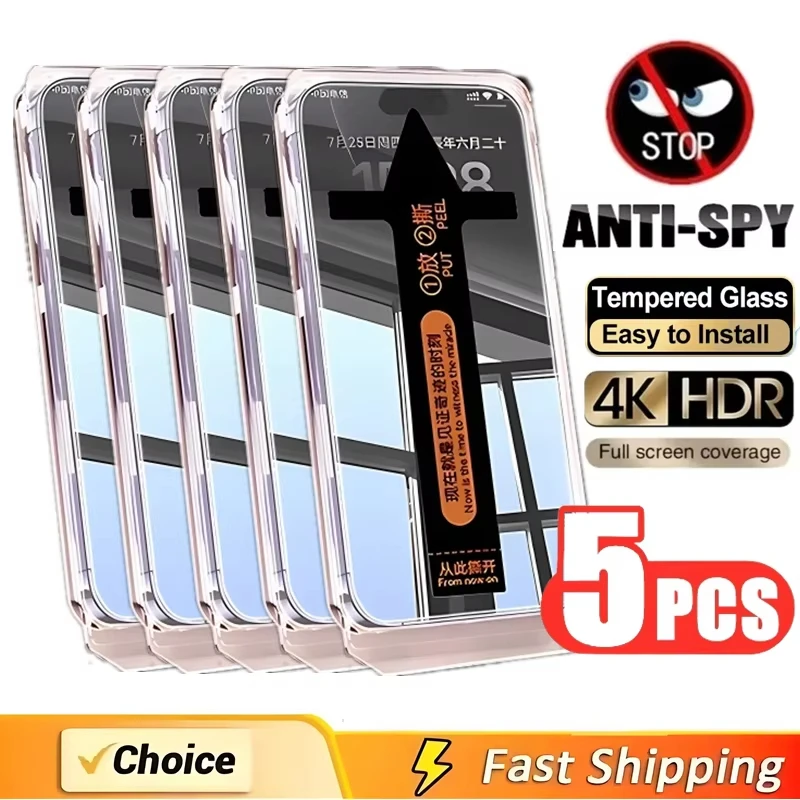 

1-5PCS Privacy Screen Protector For Xiaomi Poco X7 Pro F7 X6 M7 M6 C75 X3 NFC C65 M5s F6 F5 F3 X5 X4 M4 M3 M2 Tempered Glass