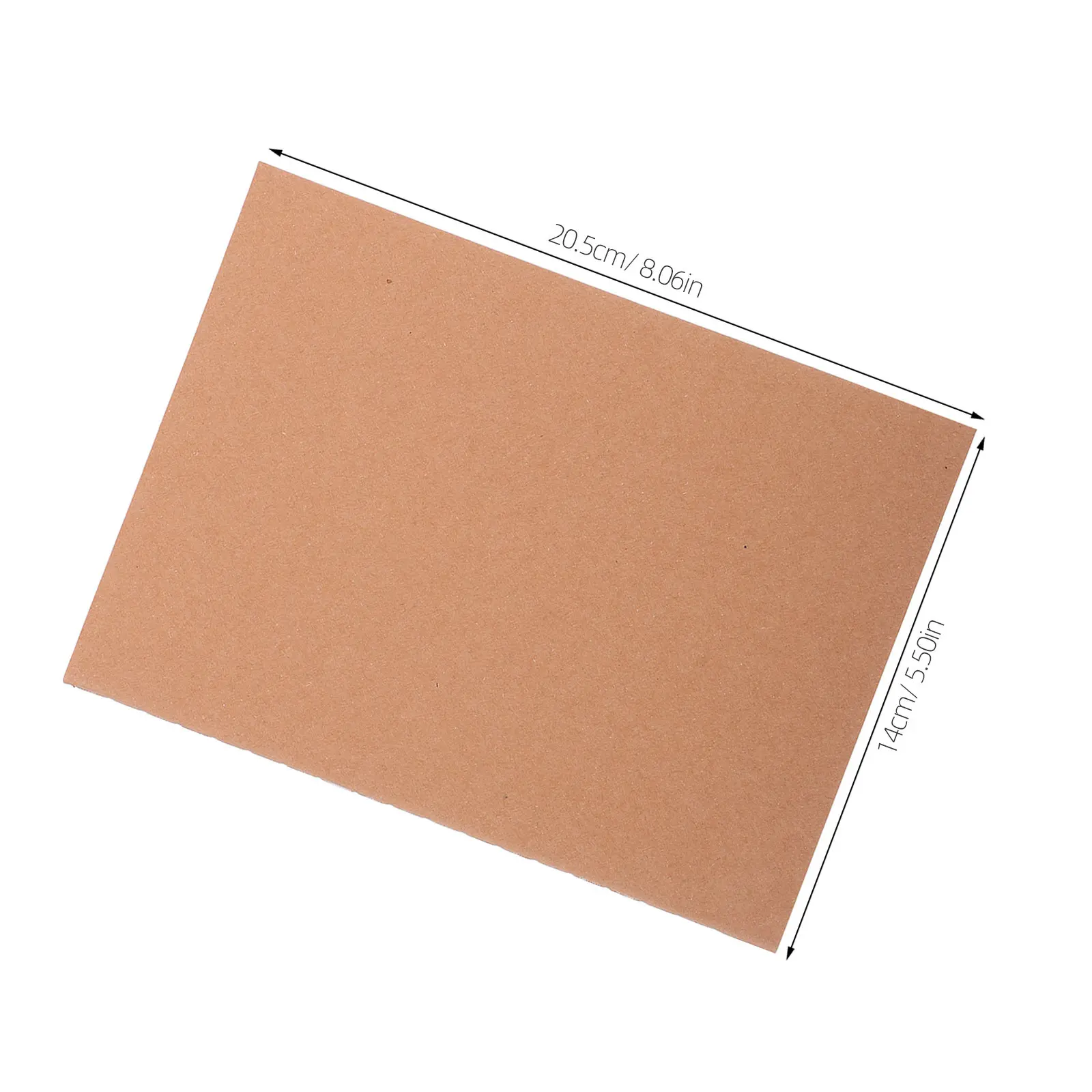 20Pcs Kraft Paper Notebook Bulk Blank Sketchbook Journal A5 Notepads for Students Office School Recycled Paper Journals