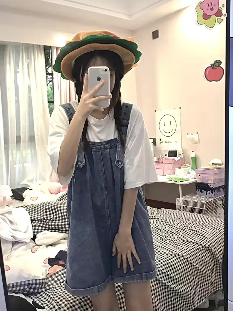 

Женские джинсовые комбинезоны orts, свободные широкие брюки, летние утягивающие повседневные длинные брюки с высокой талией, тонкая джинсовая ткань, четыре сезона