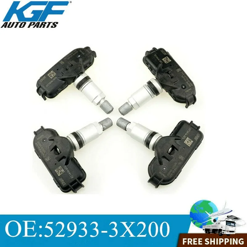 

Датчики давления в шинах 4 шт. для Hyundai Elantra Tucson Kia Rio 52933-3X200 TPMS