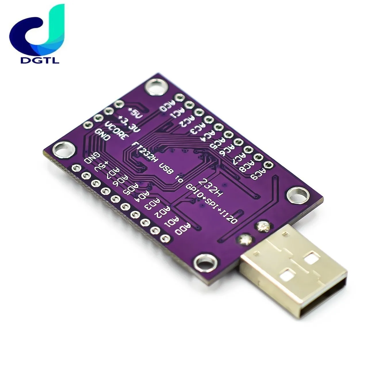 FT232H Alta Velocidade Multifunções USB para JTAG UART FIFO SPI I2C
