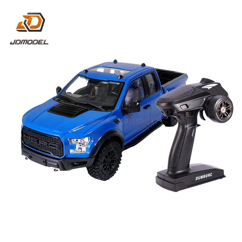 JDM-150 Raptor 1/10 รถกระบะจําลอง RC รีโมทคอนโทรลรถปีนเขารถไฟฟ้า Off road ผู้ใหญ่และของเล่นเด็กรถ