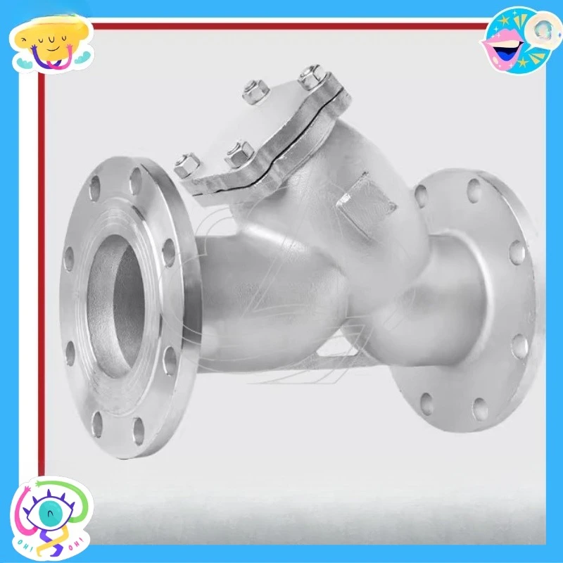 304 Stainless Steel Y-Type Flanged Filter GL41W-16P, Flanged Steam Filter Valve