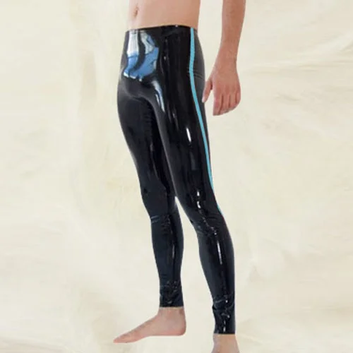 

Hot Sell Latex Rubber Gummi Leggings Pants Trpuser Black Mit Gummihose XS-XXL