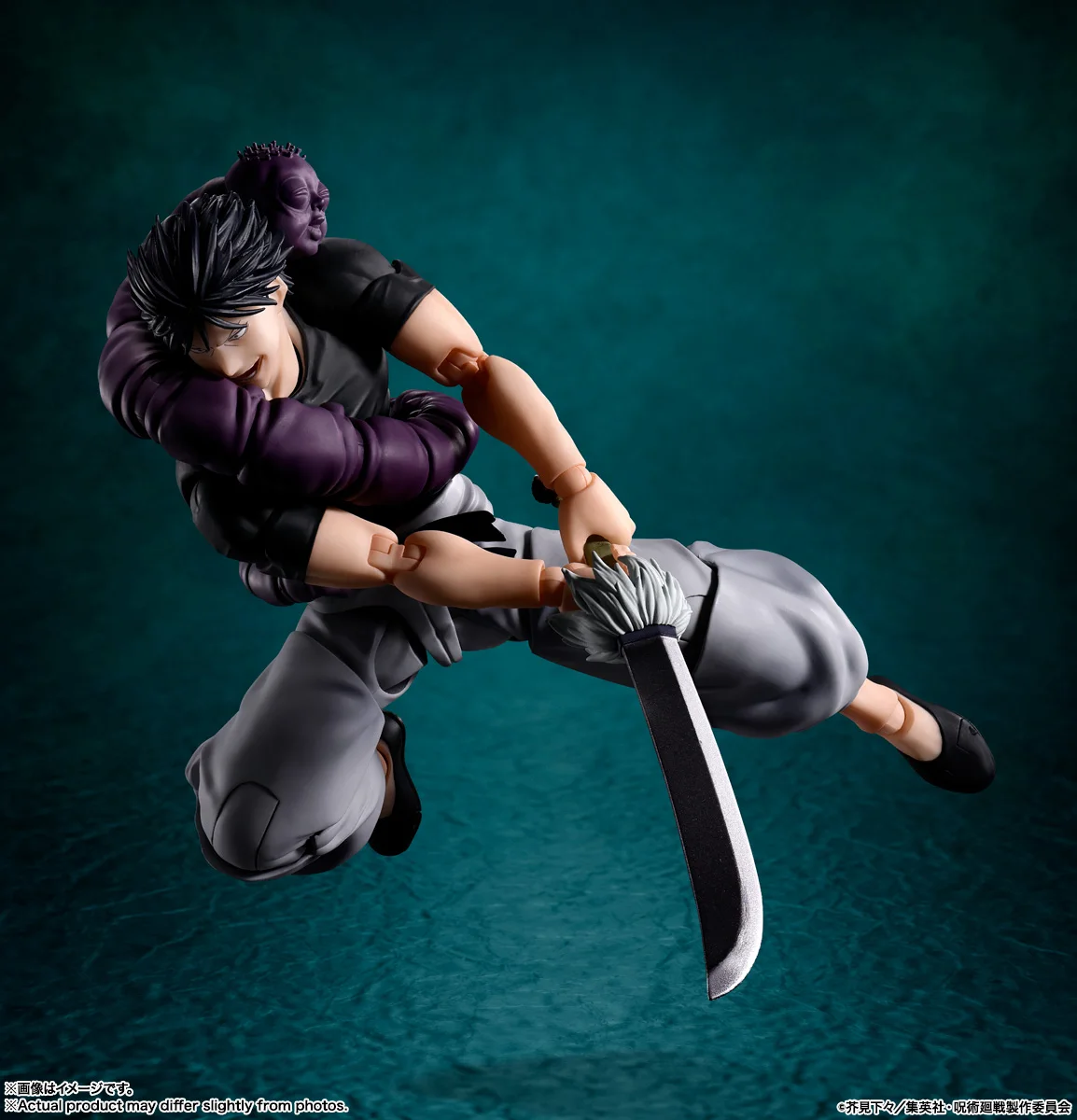 Figurina Originale BANDAI S.H.Figuarts Anime Jujutsu Kaisen, Fushiguro Toji Jurei Bukiko, Action Figure Giocattolo in PVC, Modello da Collezione
