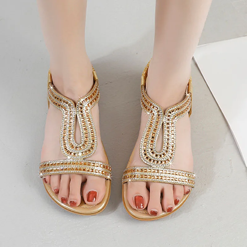 

Летние женские сандалии, модная обувь для прогулок на открытом воздухе, мягкие женские сандалии на платформе для вечеринок, женская обувь