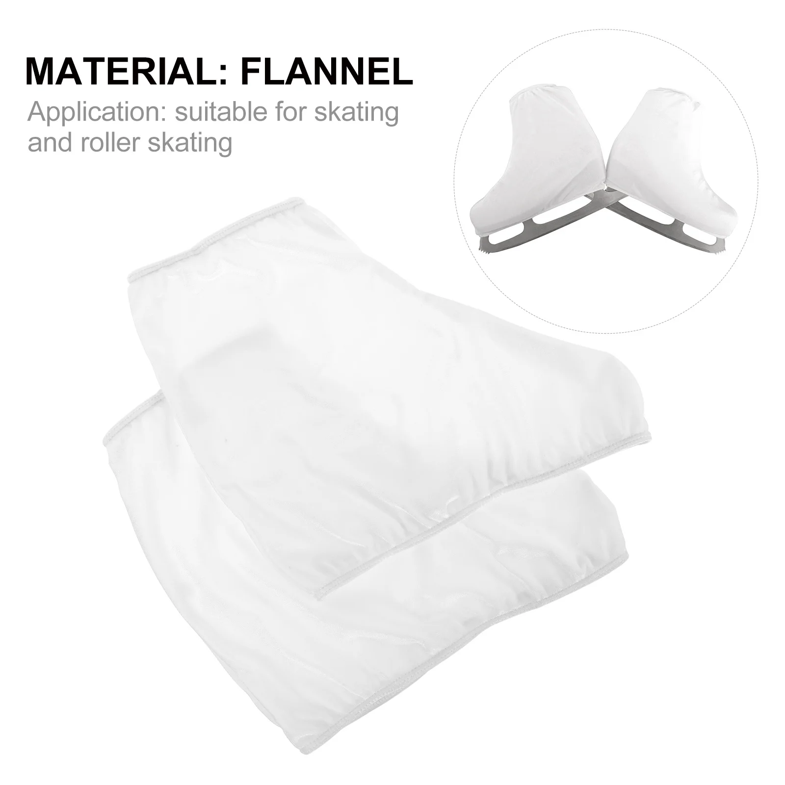 

1 Pair Shoe Covers Elastic Fit Hockey Figure Ice Skates Durable Skating Skating Accessory Accessory Boot Sleeve