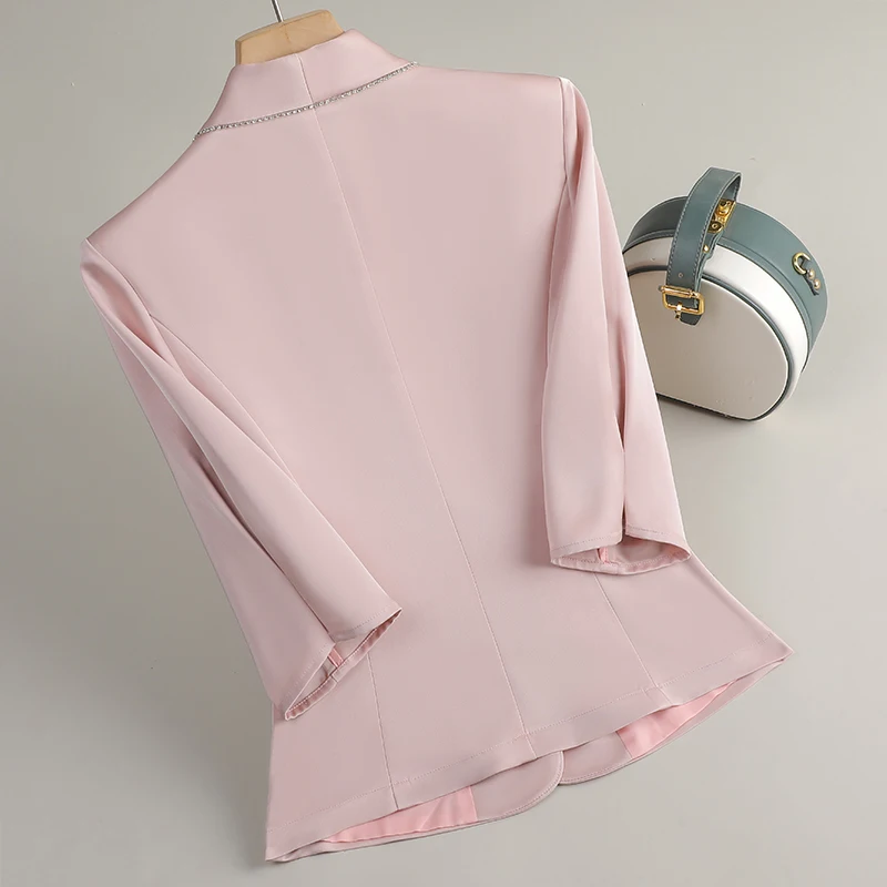 NAVIU High Grade Casual Kleine Anzug Jacke Weibliche 2025, Frühling Sommer Neue Temperament Blazer Mantel Frauen Büro Damen Arbeiten Tops