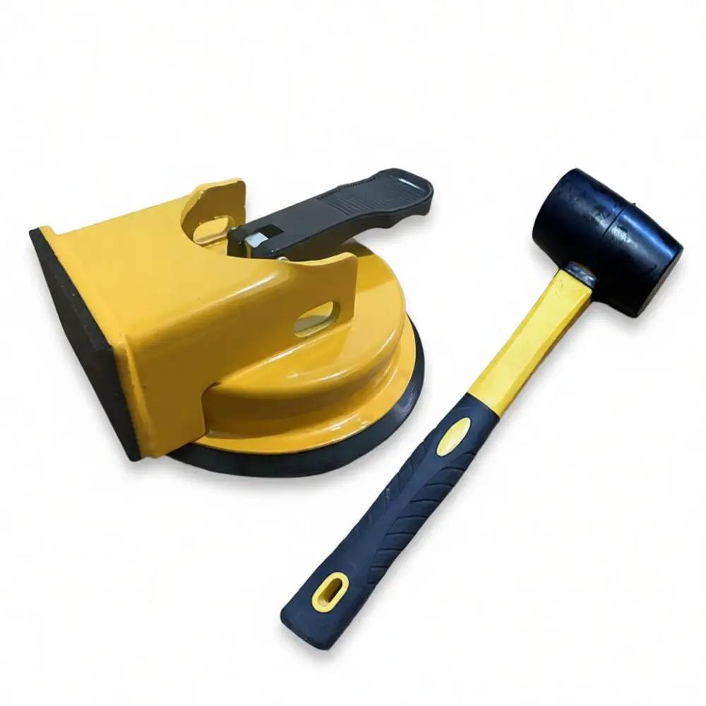 Laminate Wood Floor Repair Tool Strong Suction Cup Gap Closer Professional Woodworking Installation Handheld Device