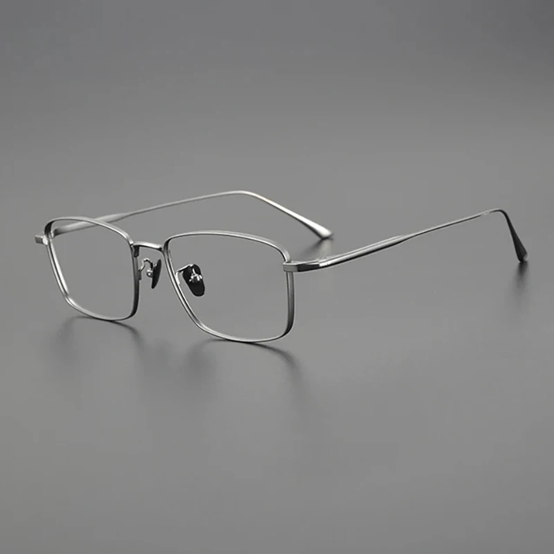 Vintage Pure Titanium Eyeglasses Frame Men Square Ultra Light Prescription Myopia Glasses Frame Male Luxury Brand Eyewear