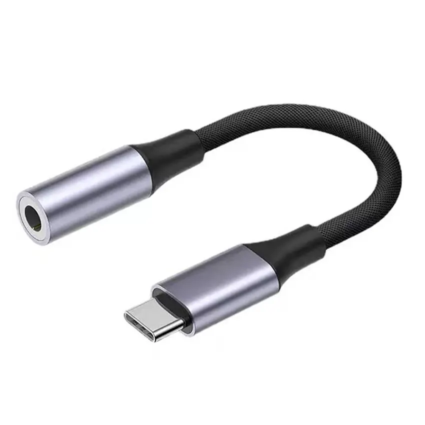 USB Type C To 3.5 Jack Earphone Adapter USB-C 3 5mm Audio Cable Converter For  Samsung Galaxy Huawei Xiaomi