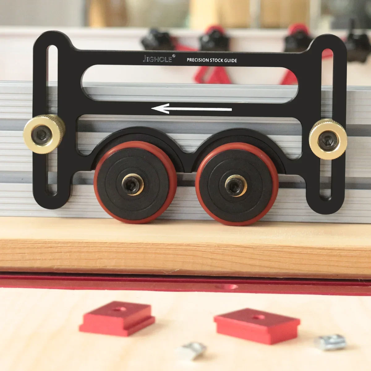 

Roller Guides Feather Loc Board Multi-purpose Clear-Cut Precision Stock Guides Anti Rebound Safety Pushing Auxiliary Tool