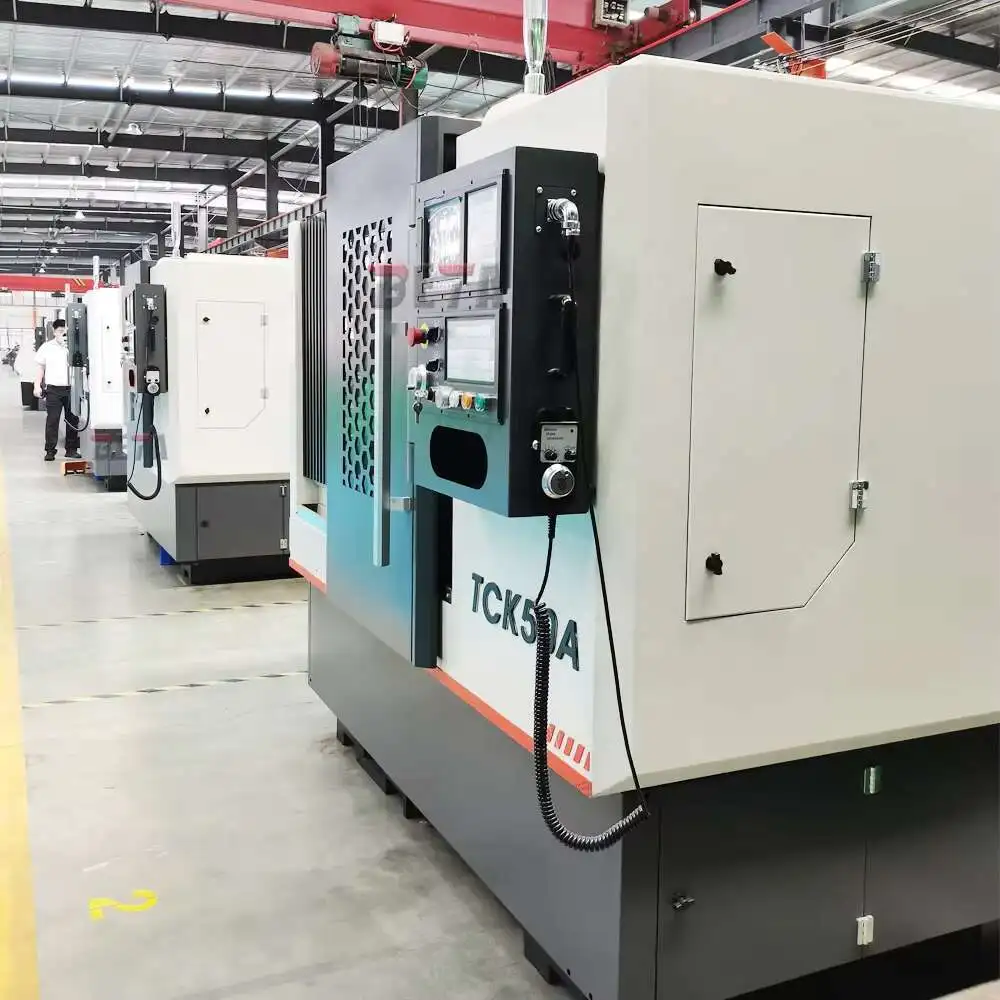 Tck50ax800 الثقيلة هاين سرير مائل برج مخرطة CNC تحول