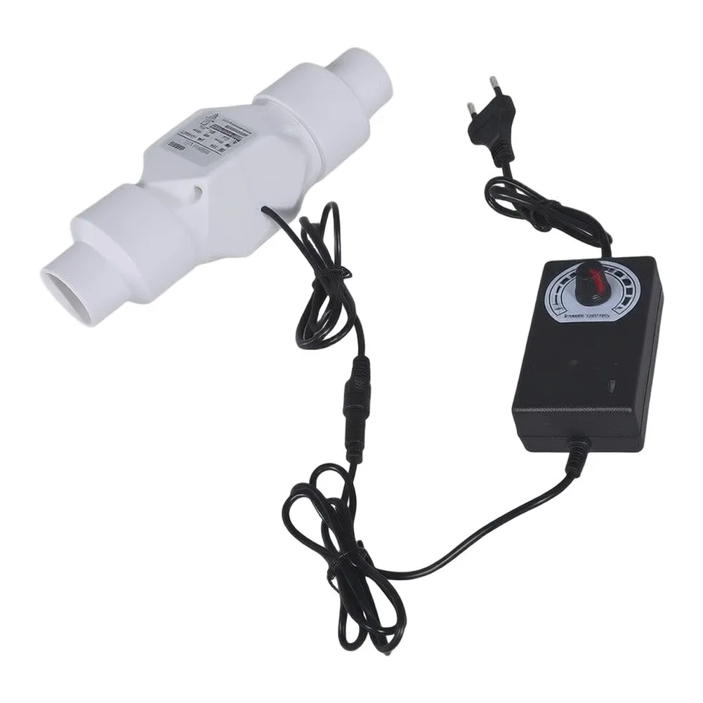 10W Small Duct Fan 20-46mm White Plastic Quiet For Exhaust Ventilator For Kitchen Home Restaurant Smoke Removal Air Circulation