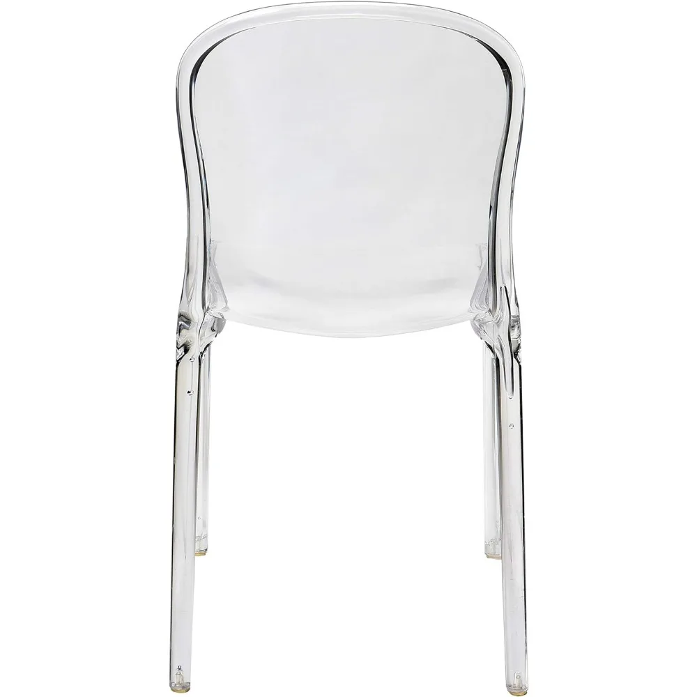 Prodotti per sedili commerciali Sedie Genoa in policarbonato, trasparenti