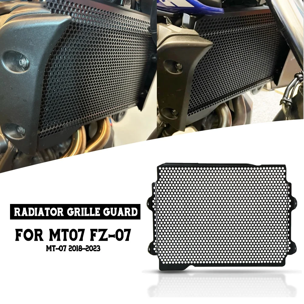 

Охлаждающая сетка резервуара для воды мотоцикла, защита радиатора для YAMAHA MT07 FZ-07 MT-07 2018 2019 2020 2021 2022 2023