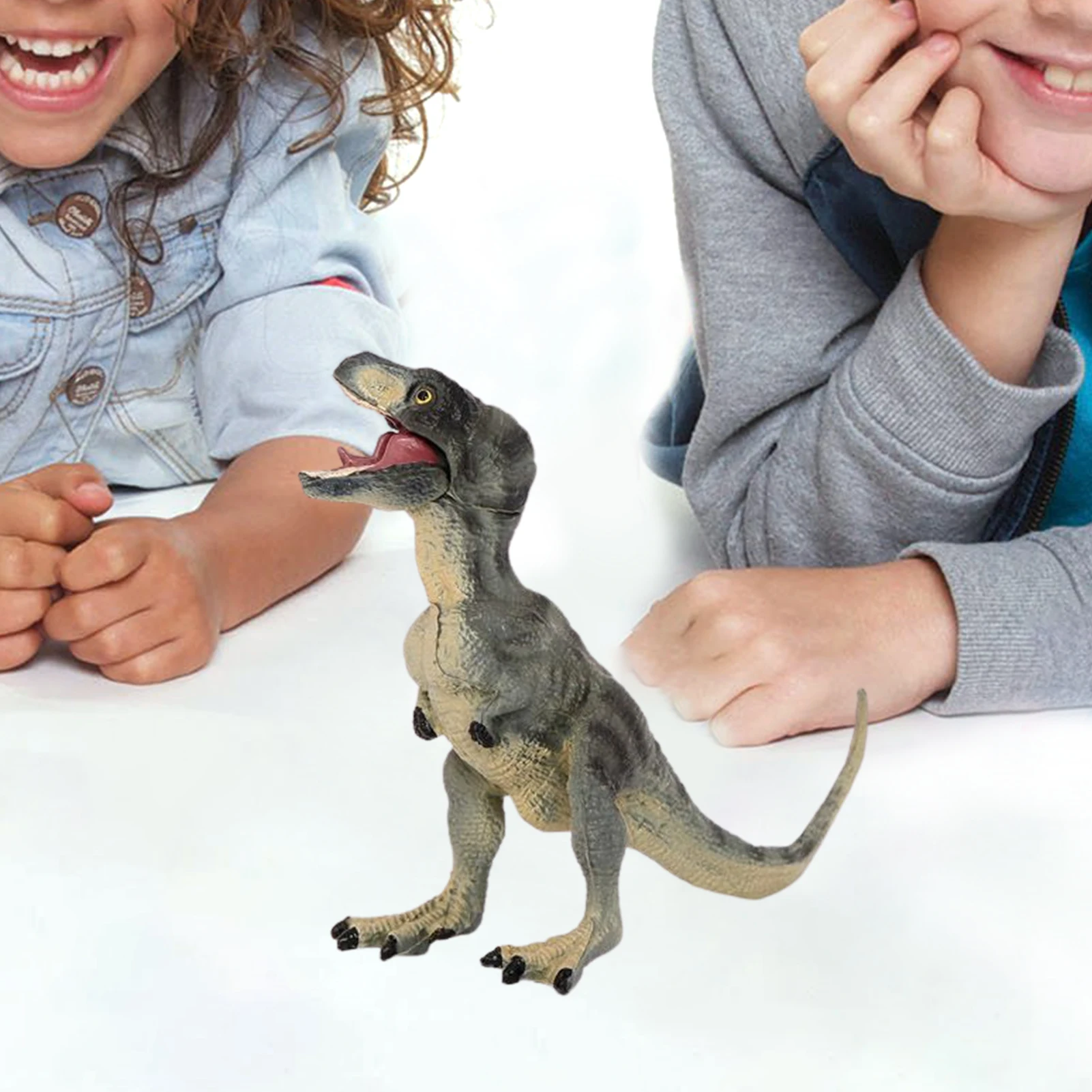 Tyrannosaurus Rex Figure Simulation Realistic Dinosaur Toy PVC Wildlife Animal Model Figurines With Open And Closed Mouth For