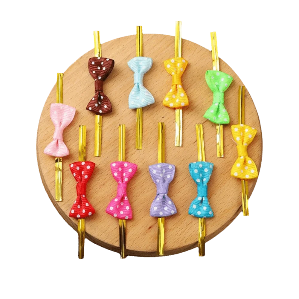100/200PCS New Iron wire Twist Tie Dots Ties Packaging Twist Tie Bag Closure Tie Gifts Packaging