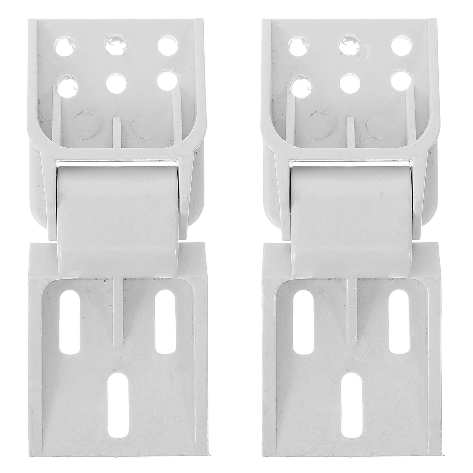 2 قطعة استبدال مفصل الثلاجة 95 ° 110 ° ملحقات الأبواب القابلة للطي، مفصلات أرجوحة الثلاجة، بلاستيك صغير عالمي #4