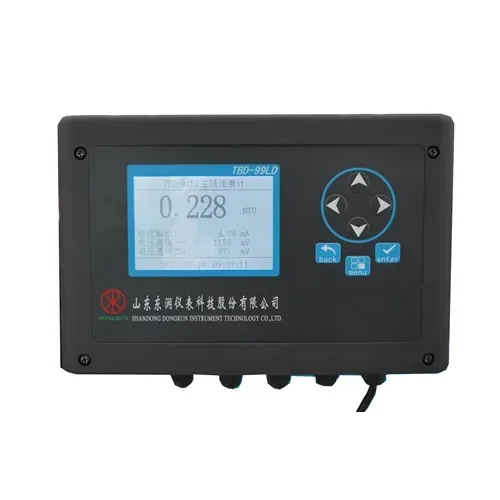 Online Digital Flow-through Water Turbidity Transmitter for Industries with 4-20mA RS485