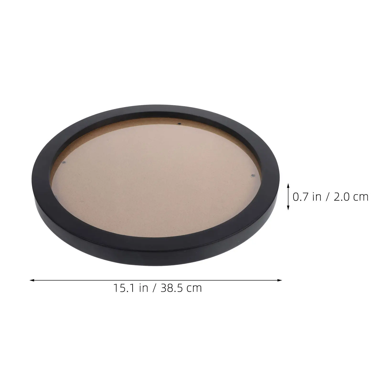 Round Embroidery Display Frame 14In Wall Mounted Picture Frame Decorative Hoop for Cross Stitch Finished Embroidery Display