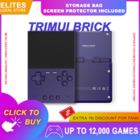 TRIMUI BRICK Handheld Gaming Console - 3.2'' HD IPS Screen, Trimui UI Metal Back Panel Key LED Lighting Free Keycap Gifts