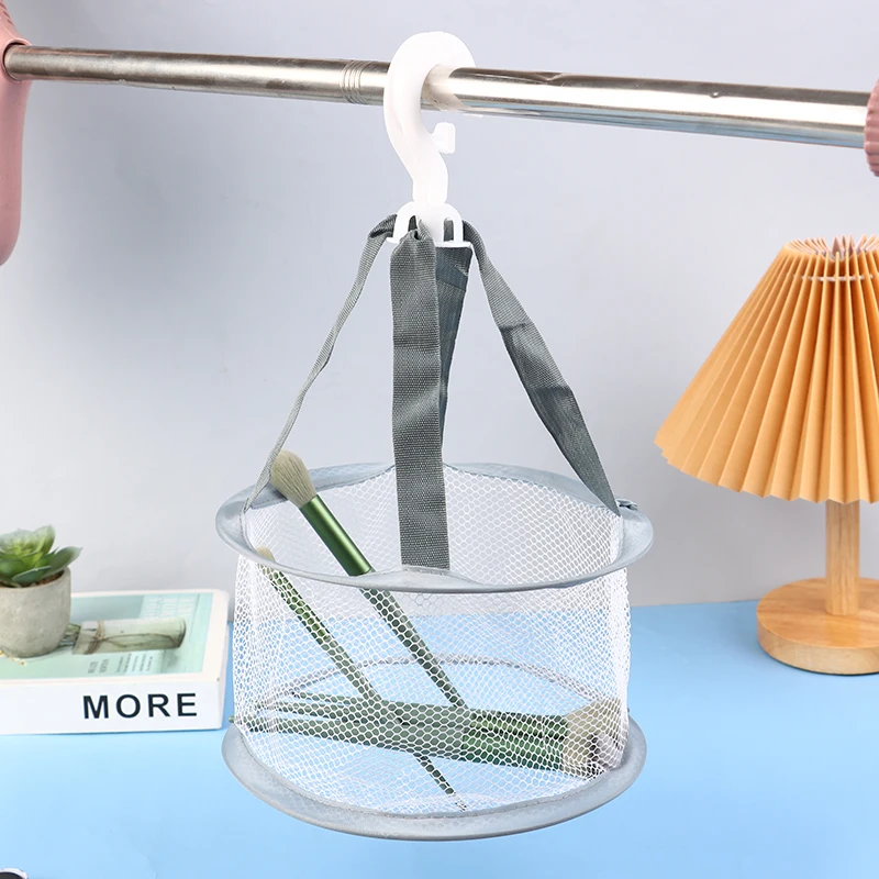 Drying Rack Hanging Basket For Makeup Sponge Net Bag Hangable Makeup Brush Beauty Egg Storage Rack Organizer Makeup Drying Net