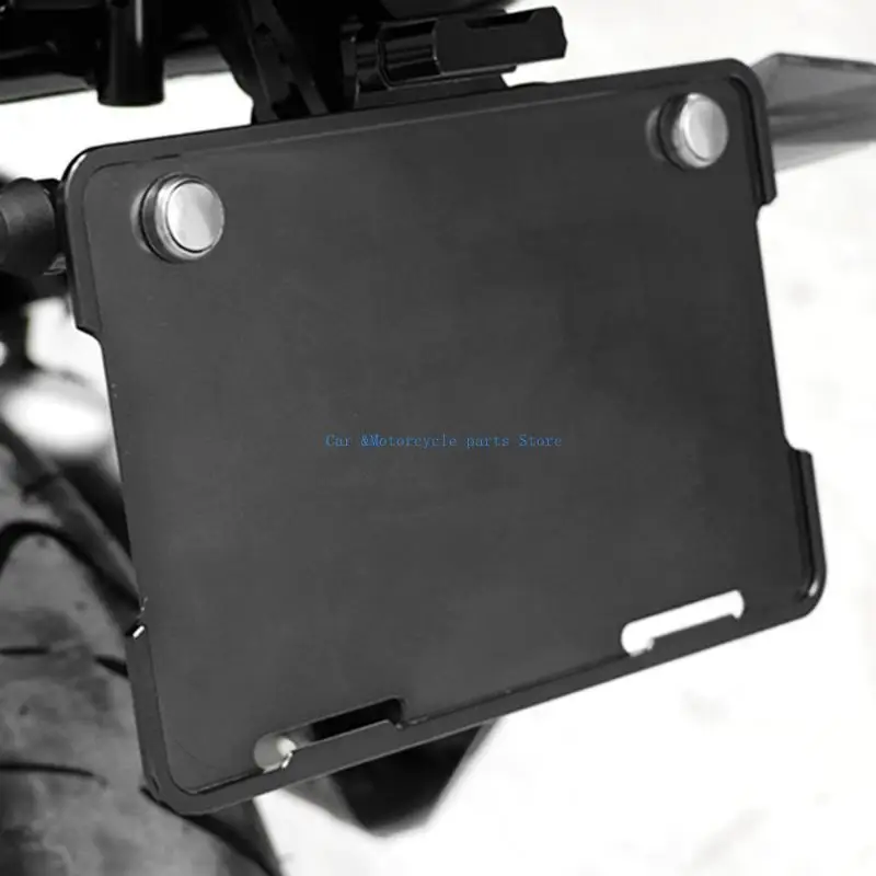 

Y9UC Motorcycles Aluminum Registration Plate Holder Universal License Bracket Frame Numbers Plates Protector