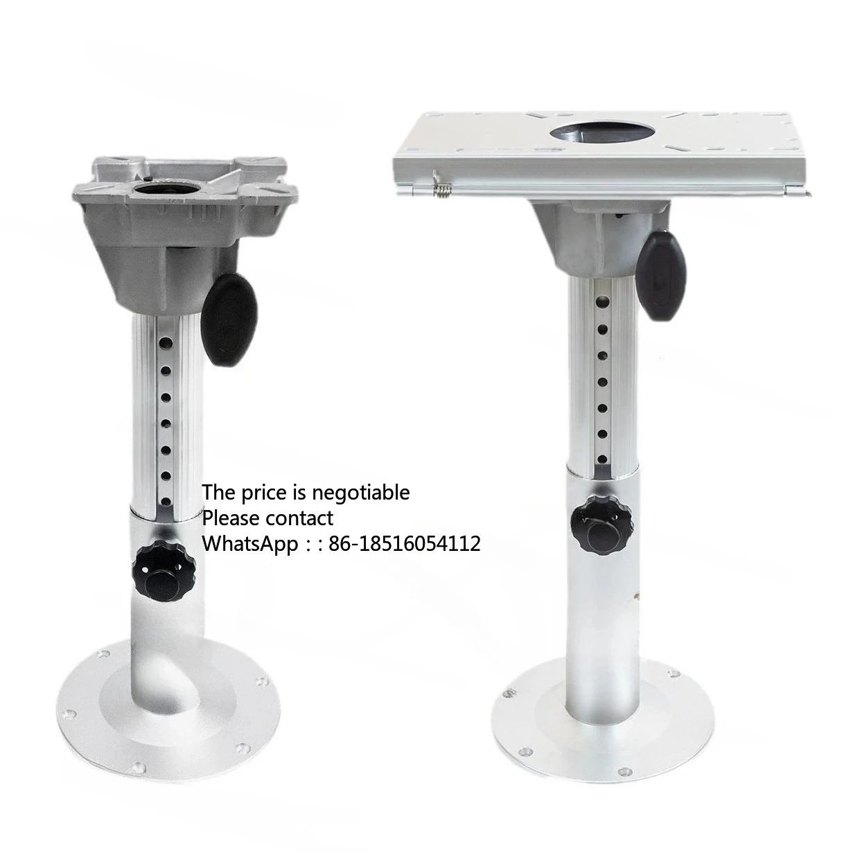 

Сиденье для лодки, регулируемое основание из алюминиевого сплава с ручным подъемным креплением для скоростных катеров, яхт и надувных лодок