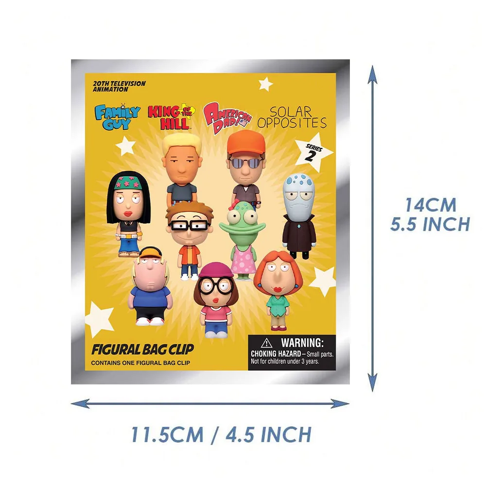 Fox Adult Animation Offiziell lizenzierter Blindbox-Schlüsselanhänger Meg Griffin Chris Griffin Lois Griffin Geschenküberraschung 1 Stück Disney