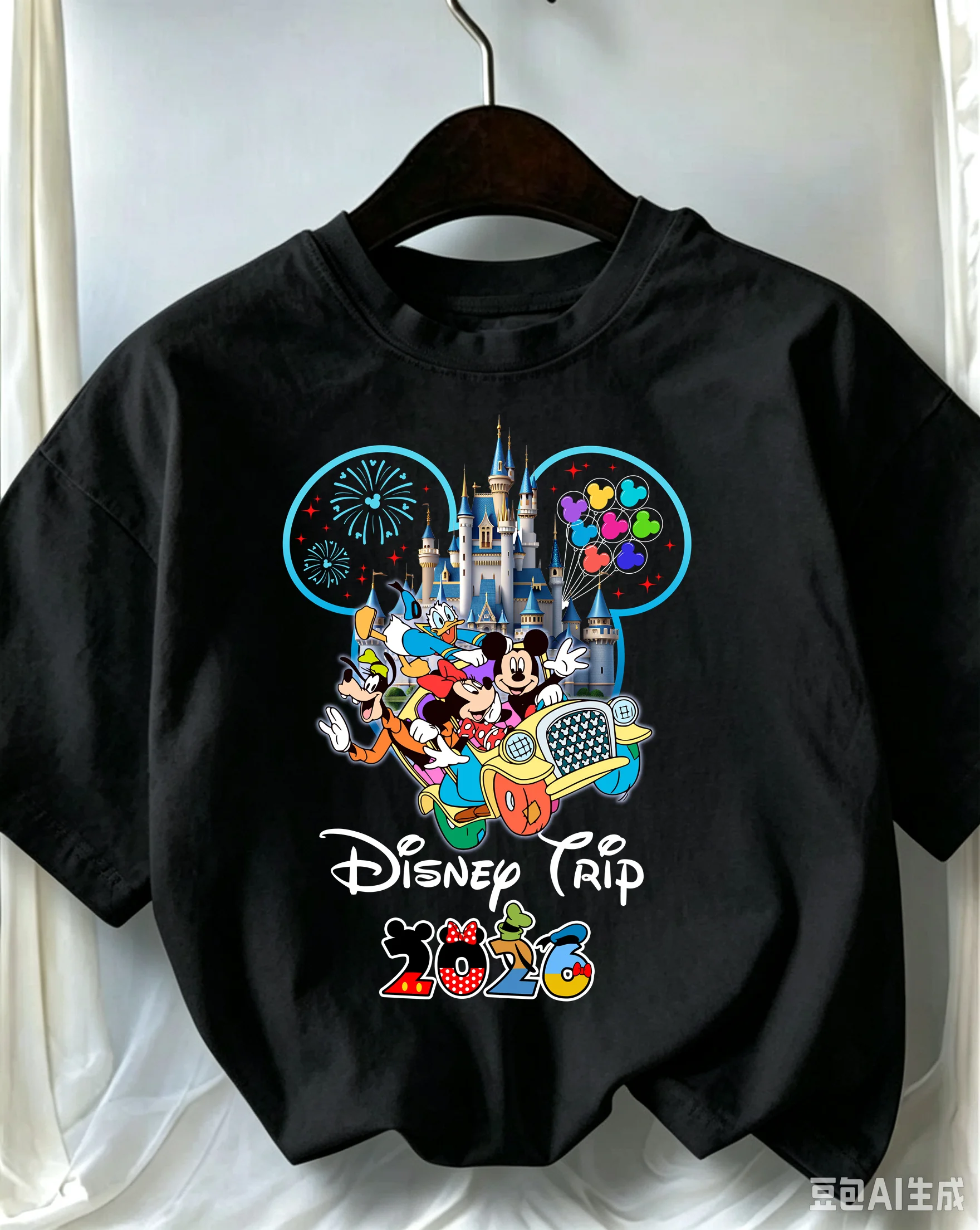 Cute Disney Princess Mermaid Cinderella Graphic Kids T Shirt Girls Short Sleeve Summer Casual Outdoor Streetwear Tops