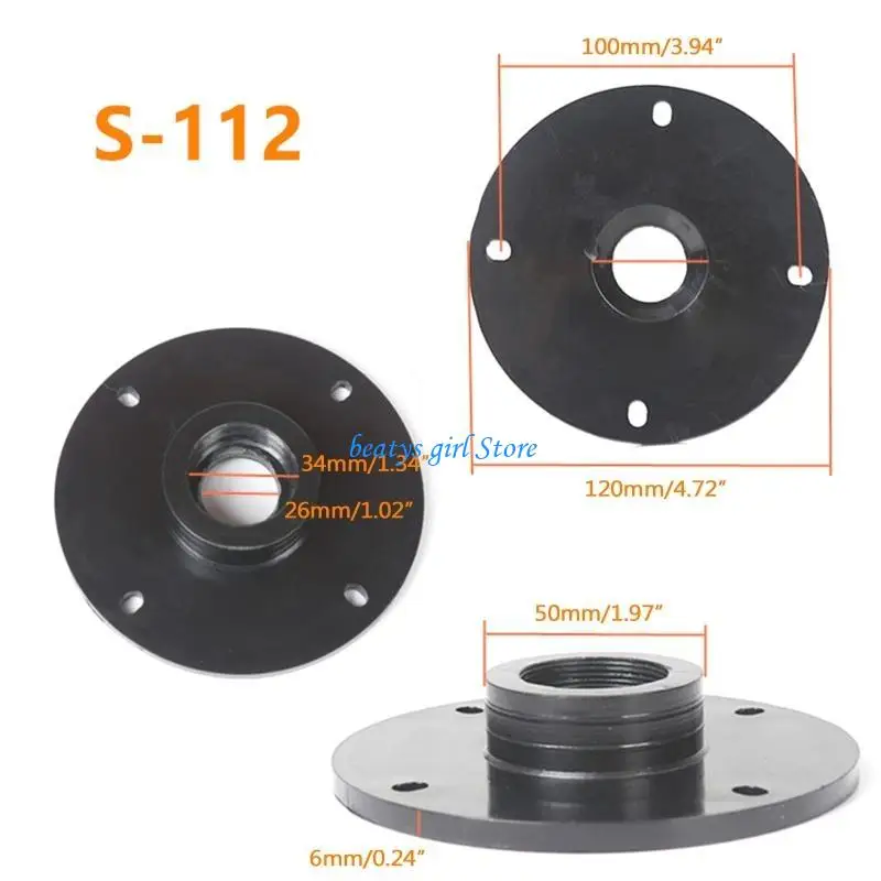 C7AB Professional Tweeter Horn Adapter ABS Long Distance Hole Treble for Head Adapter with Long Distance Hole Designs K