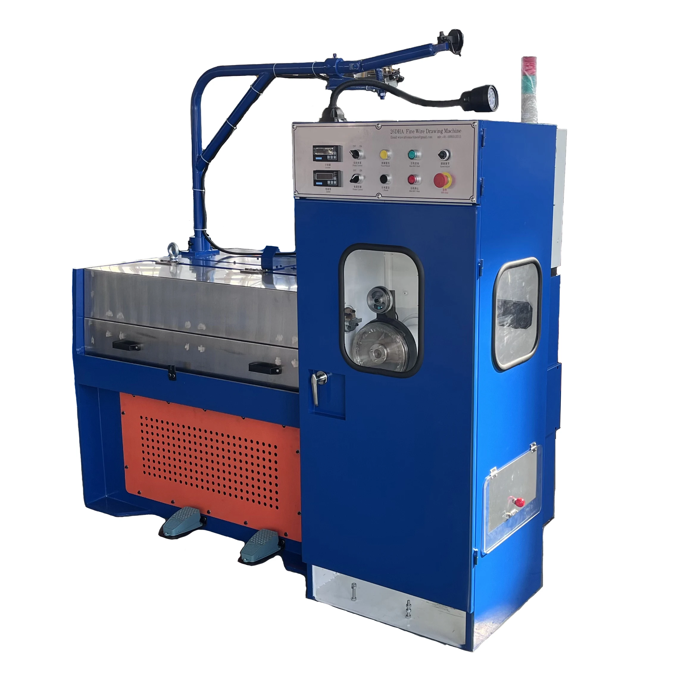 New Condition Brainpower Copper Fine Wire Drawing Machine with Motor and Essential Bearing Core Components 1 Year Warranty
