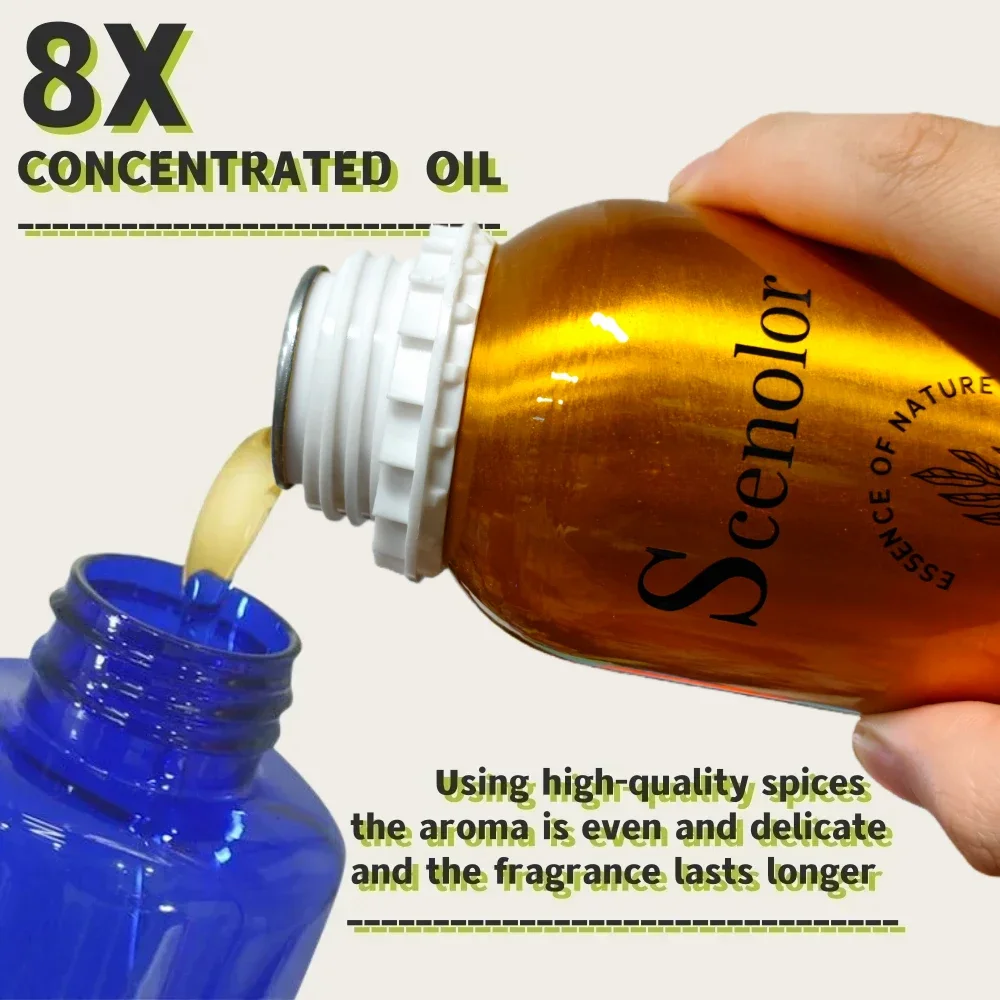 

Natural Home Essential Oil 100ml Pure Plant Extrat Hotel Perfume Fragrance Air Freshener For Aroma Diffuser 2025 New Products