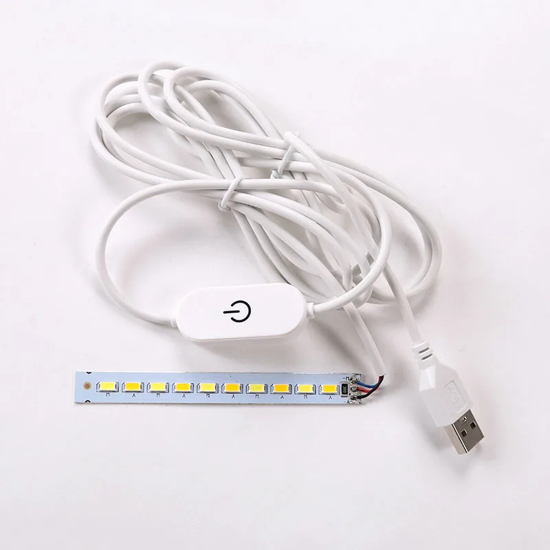 DALCAN 1 sztuk DC5V lampa LED pokładzie dwa kolorowe źródło światła USB uniwersalny z dotykowym ściemnianiem przełącznik sterowania 3W 5W 6W 10W 12W