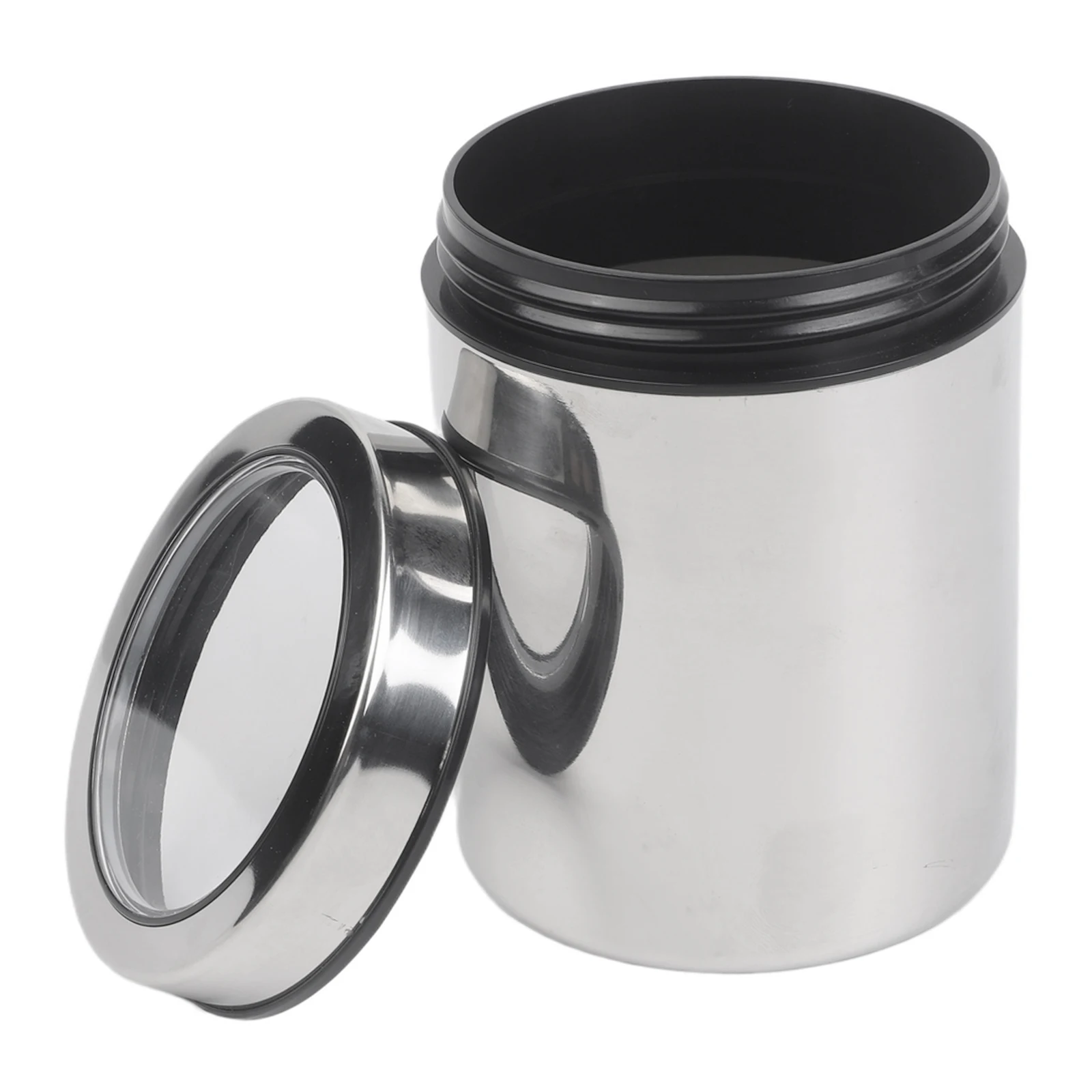 Airtight Stainless Steel Canister Stainless Steel Jar Airtight Storage Jars Rust-Proof Canisters Shock-Resistant Materials